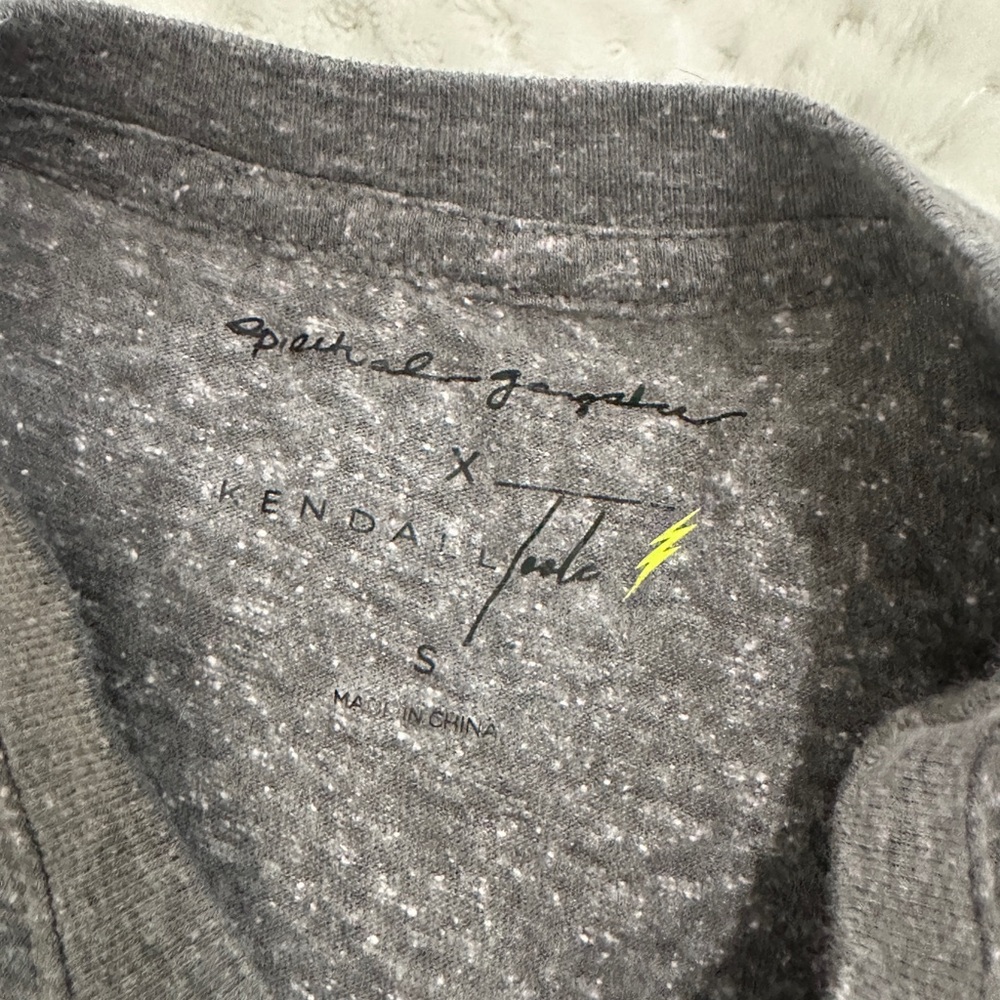 Kendall Toole Spiritual Gangster Gray Tank S - Picture 2 of 3